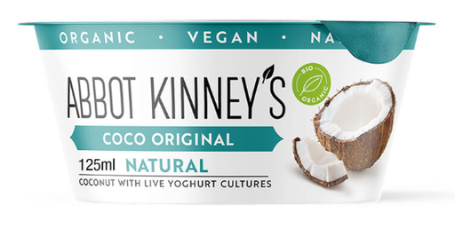 [606500] POSTRE DE COCO NATURAL ECO Abbot kinney's 125 g