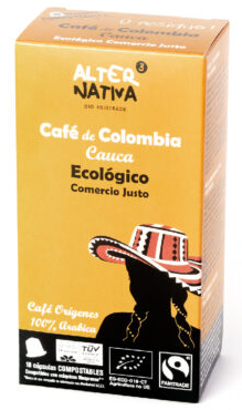 [1038] CAFÈ COLOMBIA CAUCA CÀPSULES COMPOST. ECO Alternativa3 10u