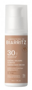 [82657] PROMOCIÓ 7% CREMA SOLAR FACIAL COLOR BEIGE SPF 50 Biarritz 50 ml
