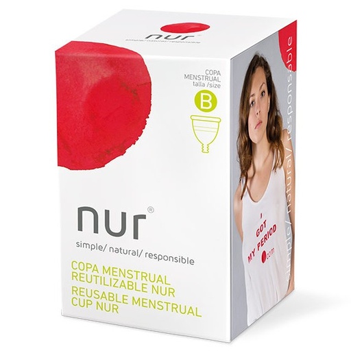 [N-CL] COPA MENSTRUAL L SILICONA QUIRÚRGICA Nur 1 ud.